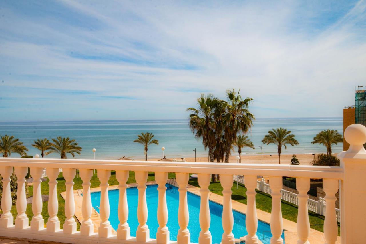 Lovely Apartment Beach Front & Pool El Campello Exterior foto